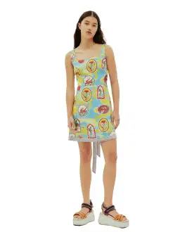 Alemais Emilio Mini Dress Multi Size AU 8