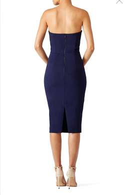 Misha Collection Navy Asymmetrical Dress Size 10