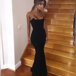 Zachary the Label Elvira Gown in Black Size S / AU 10 for rent on The Volte - image 4