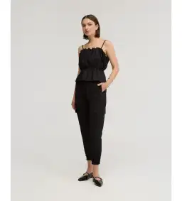 Oxford Minty Cargo Pants Black Size 8 for rent on The Volte - image 0