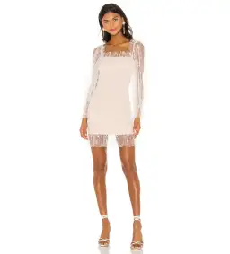 Alice McCall After Dark Mini Dress in Soft Shell Pink Size 8  for rent on The Volte - image 1