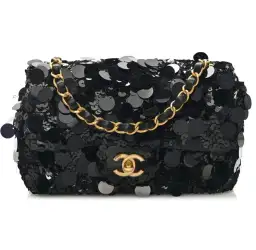 Chanel Sequin Mini Bag Black for rent on The Volte - image 1
