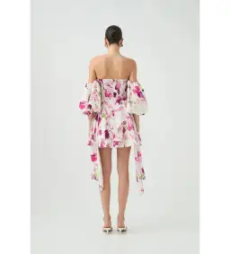 Aje Incarnation Mini Dress Fresh Flora Size AU 12 for rent on The Volte - image 2