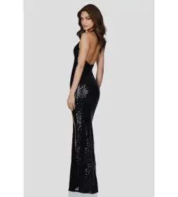 Love Nookie Smoulder Gown Black Size M/AU 10