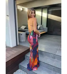 Rat & Boa Paola Floral Slip Maxi Dress Multi Size S / AU 8 for rent on The Volte - image 2