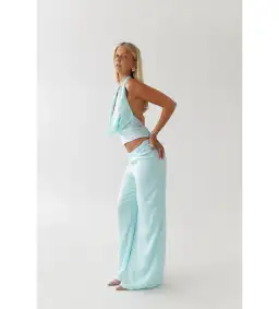 HNTR  Isabelle Top and Pant Set Aqua Size AU 8 for rent on The Volte - image 2