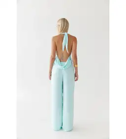 HNTR  Isabelle Top and Pant Set Aqua Size AU 8 for rent on The Volte - image 3