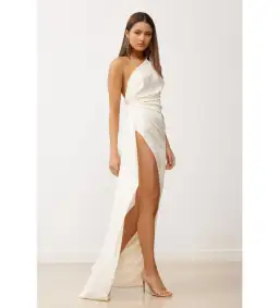 Lexi Samira Dress  Oyster Size 8  for rent on The Volte - image 2