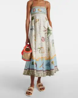 Alemais Bath House Sundress Midi Size AU 6