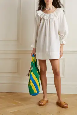 Doen Wynne Mini Dress in White Size S / AU 8