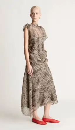 Lee Matthews Posie Dress Chocolate Size AU 10