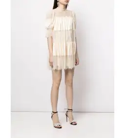 Alice Mccall Sun Moon Lace Mini Dress Nude Size AU 8   for rent on The Volte - image 2