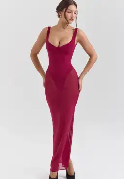 House of CB Robina Dress Red Maxi Size S / AU 8 for rent on The Volte - image 2
