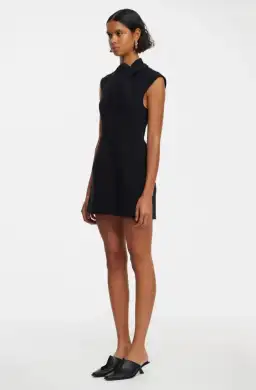 Acler Warfield Mini Dress Black Size 10 for rent on The Volte - image 2