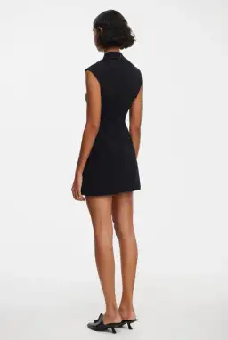 Acler Warfield Mini Dress Black Size 10 for rent on The Volte - image 3