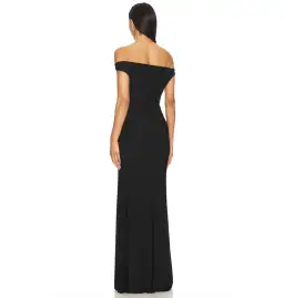 Natalie Rolt Bettina Gown Black Size 1 / AU 8  for rent on The Volte - image 2