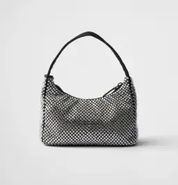 Prada Reedition Crystal Studded Black Bag for rent on The Volte - image 2