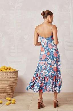 Mister Zimi Bellflower Winnie Silk Dress Size 10 for rent on The Volte - image 2