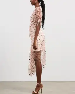 Alice McCall Stardust Mini Dress Blush Multi Size 8  for rent on The Volte - image 2