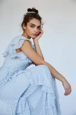 Alice McCall Moon Talking Gown Blue Size AU 8  for rent on The Volte - image 4