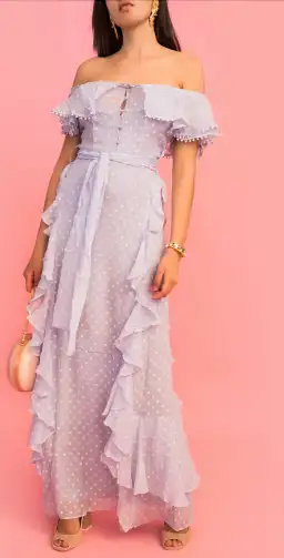 Alice McCall Moon Talking Gown Blue Size AU 8  for rent on The Volte - image 7