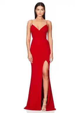 Nookie Venus Maxi Gown Red Size 10