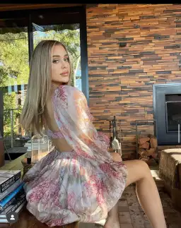 Zimmermann Botanica Bralette Mini Dress Print Size 8 for rent on The Volte - image 2