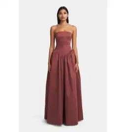 Hansen & Gretel Audrey Gown Pinot Size S / AU 8 for rent on The Volte - image 1