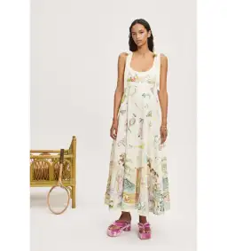 Alemais Anouk Ballet Sundress in white Size AU 16 for rent on The Volte - image 1