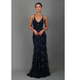 Jadore Sequin Formal Dress Navy Blue Size S / AU 8 for rent on The Volte - image 1