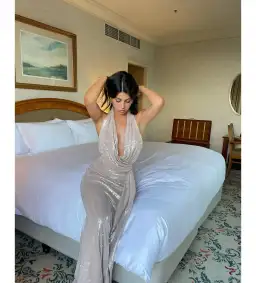 Calia Collection Leila Maxi Dress Taupe Size XS AU 6 for rent on The Volte - image 2