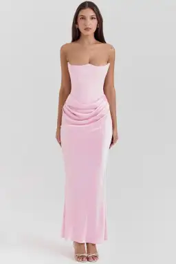 House Of Cb Pink Persephone Dress Size 8