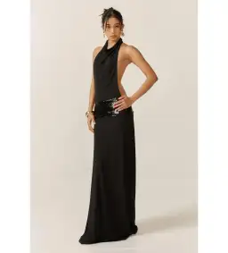 Ance Gria Adele Gown Black Size XS / AU 6 for rent on The Volte - image 2