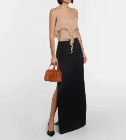Khaite Saxon Maxi Skirt Black Size US 2/AU 6