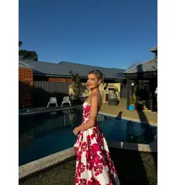 Aje Behold Maxi Dress Print Size 4 for rent on The Volte - image 2