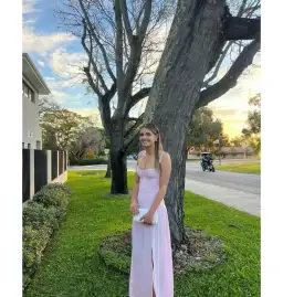 Manning Cartell Double Time Pleat Dress in Hydrangea Size AU 10  for rent on The Volte - image 8