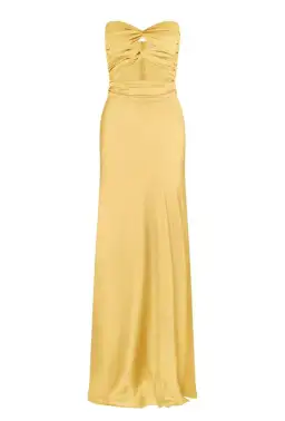 Hntr The Label Inka Gown in Gold Sun Size S/AU8 for rent on The Volte - image 5