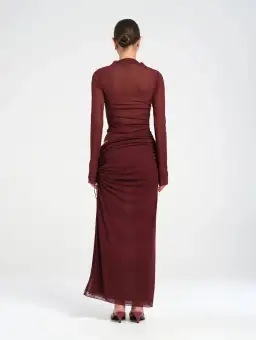 Benni Mable Maxi Dress Plum Size 8 for rent on The Volte - image 3