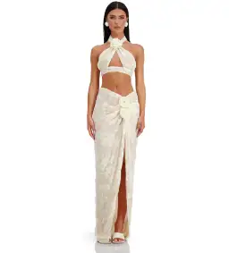 Alamour the Label Celestina Set Cream Size XS/AU 6