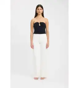 Kookai Tayla Trim Top Black Size AU 8 for rent on The Volte - image 1