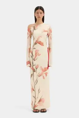 Sir The Label Hana Tie Maxi Dress Gladioli Print Size 3 / AU 12 for rent on The Volte - image 1