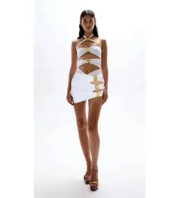 Cin Cin White Diamond Cut Out Set Size 8/S for rent on The Volte - image 1