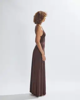 One Mile Sammy Maxi Dress Brown Size 6 for rent on The Volte - image 2