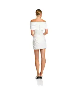 Kyha Studios Yves Mini Dress Bright Ivory Size 2/AU 8 for rent on The Volte - image 5