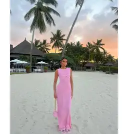 I Am Delilah Giselle Maxi Dress Raspberry Size S / AU 8 for rent on The Volte - image 1