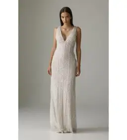 Rachel Gilbert Yolandie Gown in Size 4