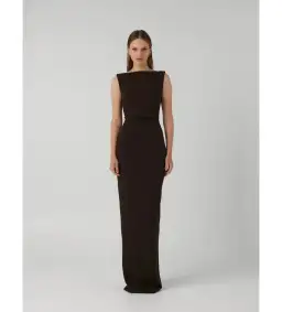 Effie Kats Coffee Verona Gown in Brown Size XS/ AU 6 for rent on The Volte - image 1