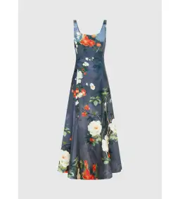 Leo Lin Charlotte Maxi Dress Pear Blossom Print Size 12 for rent on The Volte - image 1