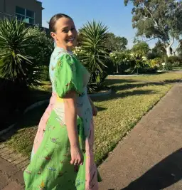 Alemais Jet Midi Dress size 8 for rent on The Volte - image 3