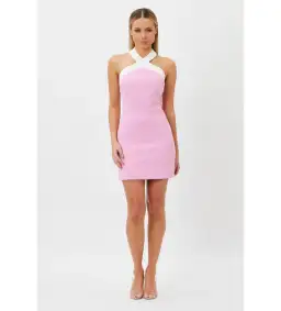 Bianca & Bridgett Dasha Mini Dress Light Pink Size 6  for rent on The Volte - image 1